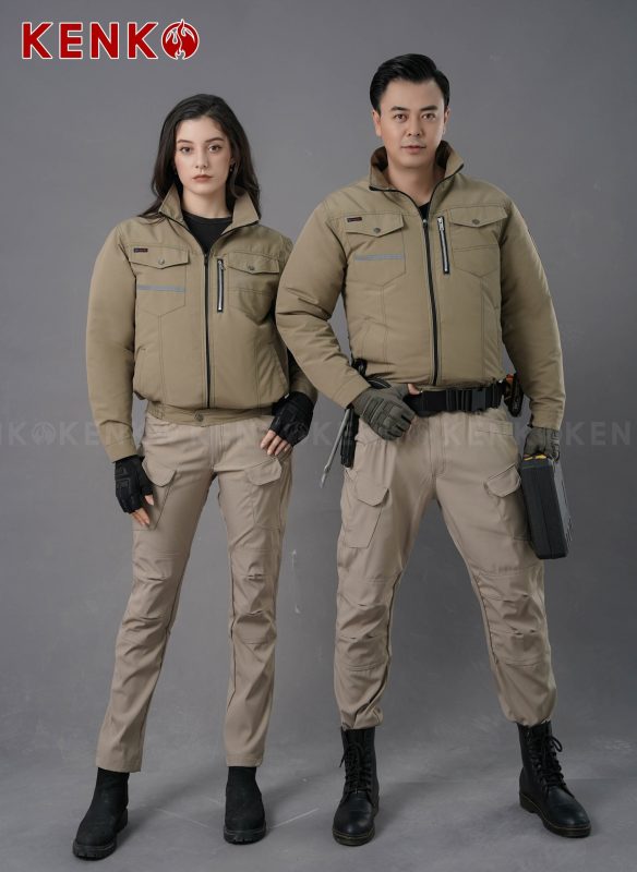 Áo điều hòa Kenko bán rời mẫu dài tay vải Poly pha Cotton