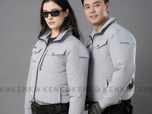 Áo điều hòa kenko xám ghi dài tay 24000mAh