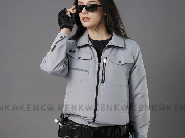 Áo điều hòa kenko xám ghi dài tay 24000mAh