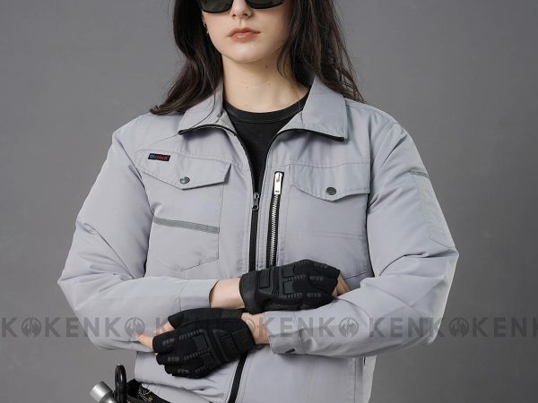 Áo điều hòa kenko xám ghi dài tay 24000mAh