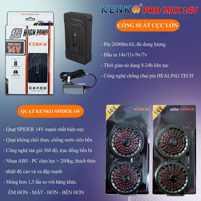 Phụ kiện đi kèm với công suất lớn và an toàn khi sử dụng