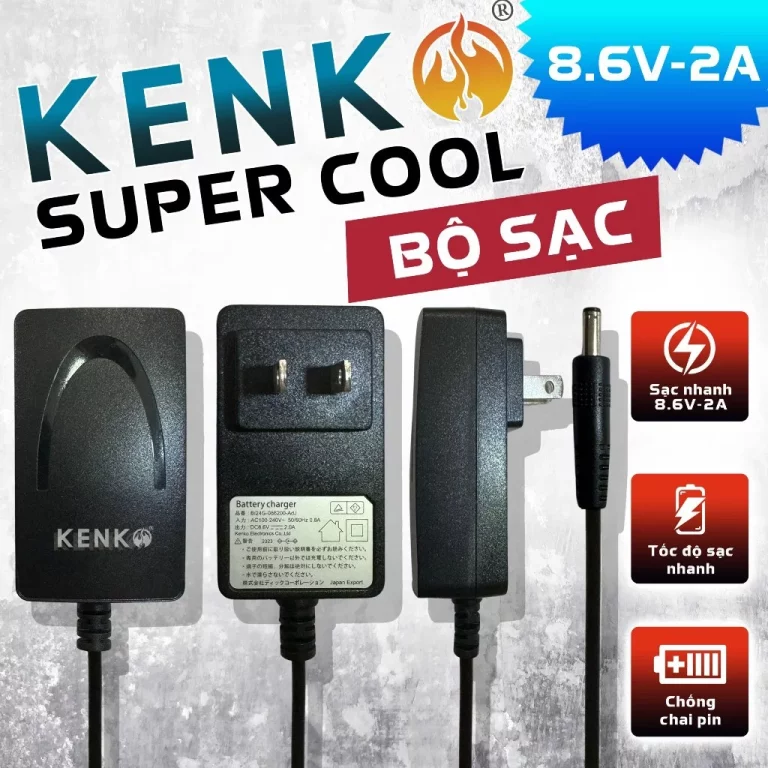 [SALE OFF] Bộ sạc nhanh KENKO 8.6V-2.0A chính hãng