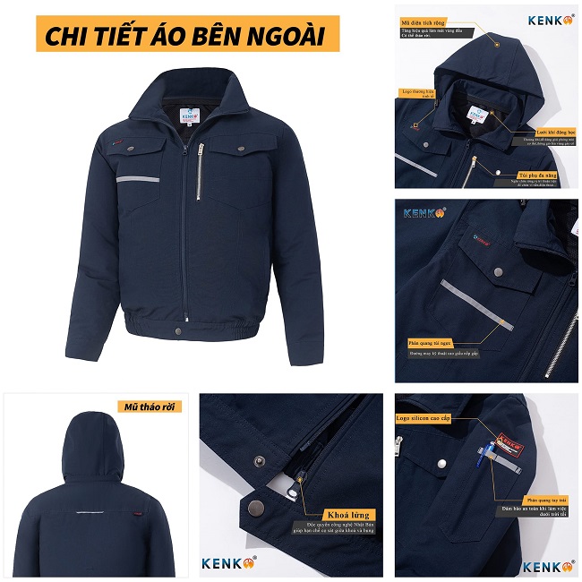 Áo điều hòa công nghệ Nhật Bản Kenko chính hãng tại Việt Nam