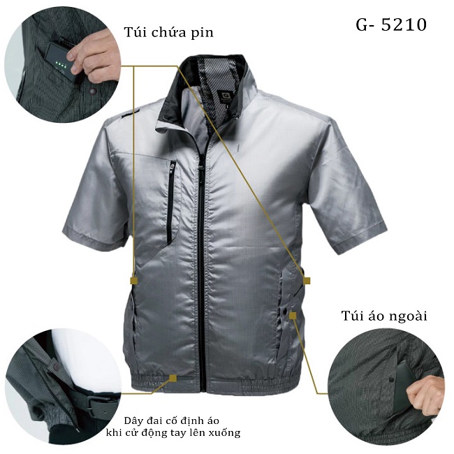 Thiết kế của áo điều hòa KENKO