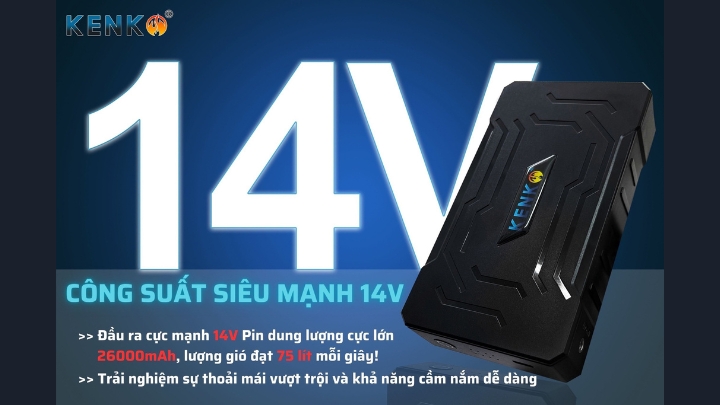 Áo điều hòa KENKO cam kết tỉ lệ lỗi hỏng là 0,001% với bộ kenko 14v promax