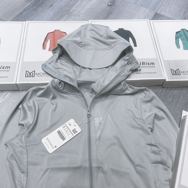 Áo chống nắng Morris có chất liệu thun lạnh AirCool Nhật Bản, khả năng chống nắng UPF50+