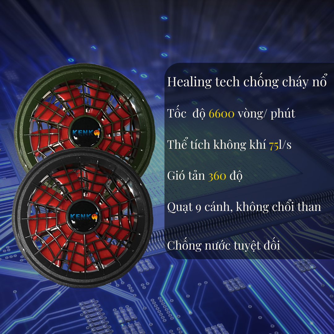 Pin 14 Promax của áo điều hòa Kenko