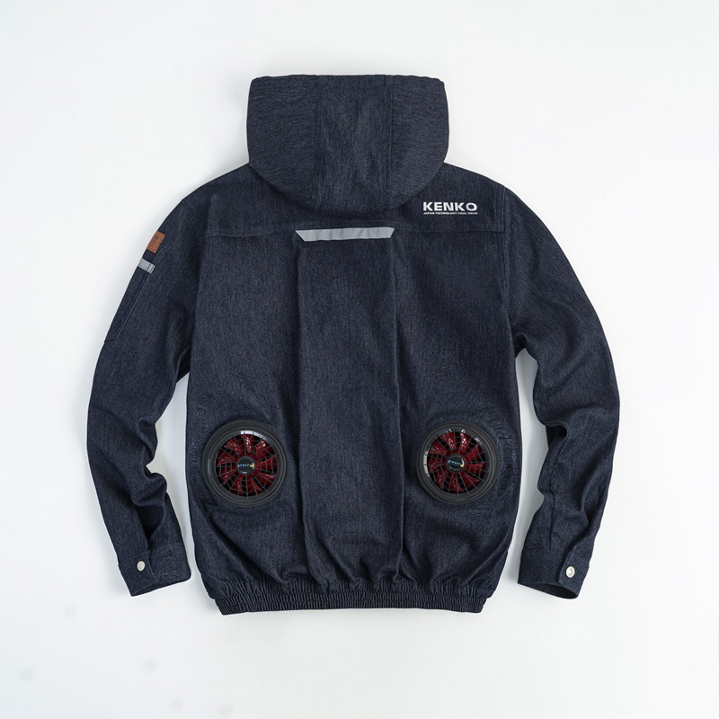 Áo điều hòa Kenko Alpha X5 19V xanh bò