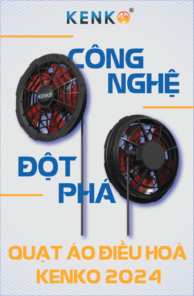 Quạt không chổi than xoay 360 độ, chạy êm