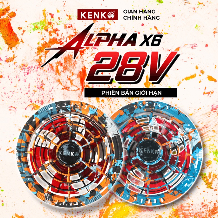 Quạt Kenko Alpha X6 “LỬA BĂNG” Phiên Bản Giới Hạn 28V