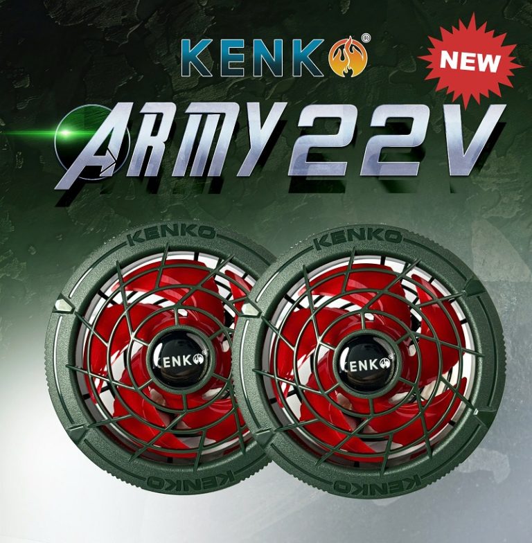 Quạt Kenko ARMY 22V phiên bản ECO tiết kiệm