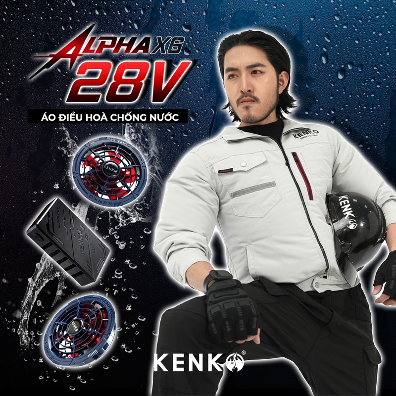 Áo điều hòa KENKO pin 28V