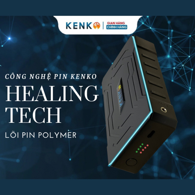 Pin quạt KENKO với công nghệ Healing Tech và lõi pin Polymer