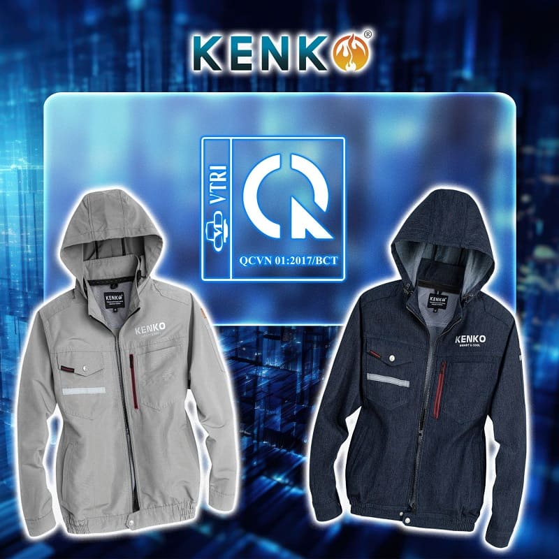 Áo điều hòa KENKO là thương hiệu áo điều hòa duy nhất đạt chứng nhận hợp quy QCVN 01:2017/BCT