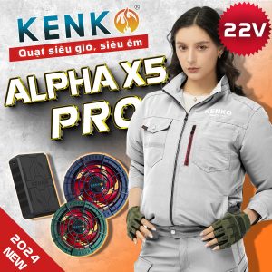 Kenko Alpha X5 Pro 22V màu xám
