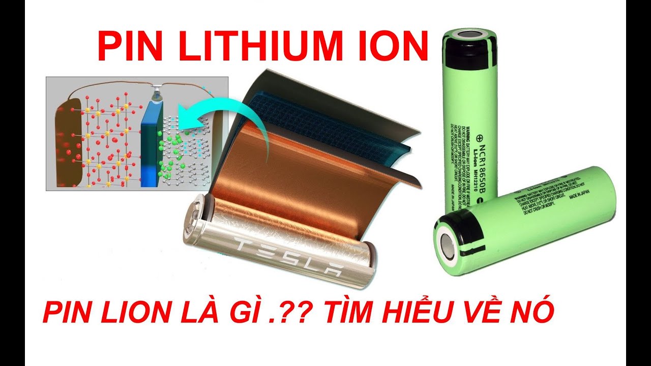 Cấu tạo của pin Lithium bao gồm bốn thành phần chính